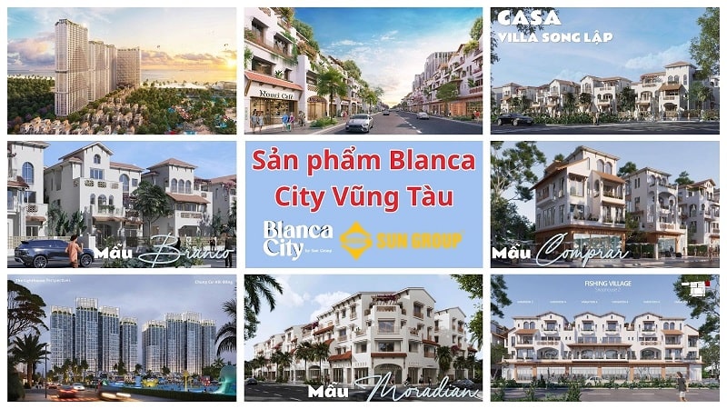 Các sản phẩm Blanca City Vũng Tàu